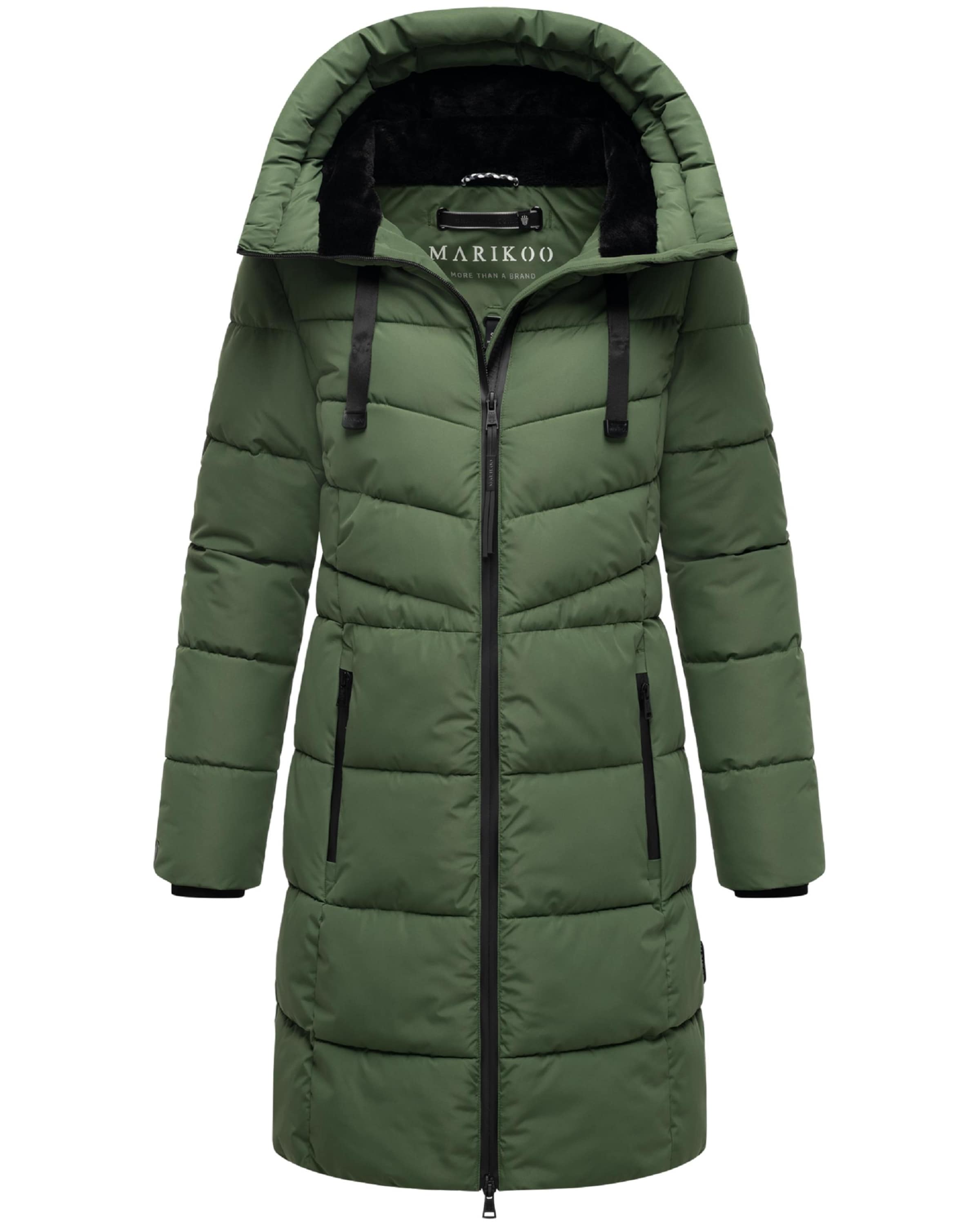 Cappotto invernale 'Natsukoo XVI' di MARIKOO in verde: frontale