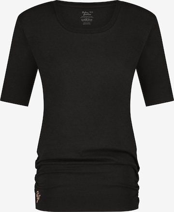 Urban Goddess Yoga & Activewear Funktionsshirt 'Kami' in Schwarz: Vorderseite