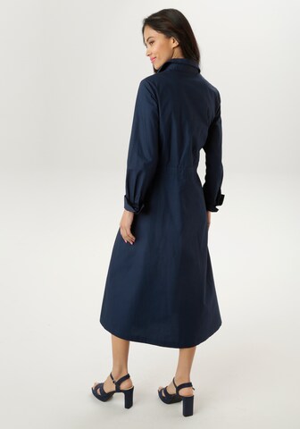 Aniston SELECTED Shirt Dress in Blue