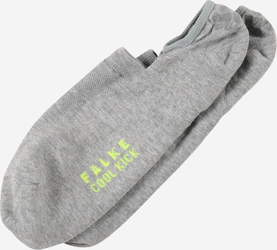 FALKE Calcetines invisibles 'Cool Kick' en gris claro / verde neón, Vista del producto