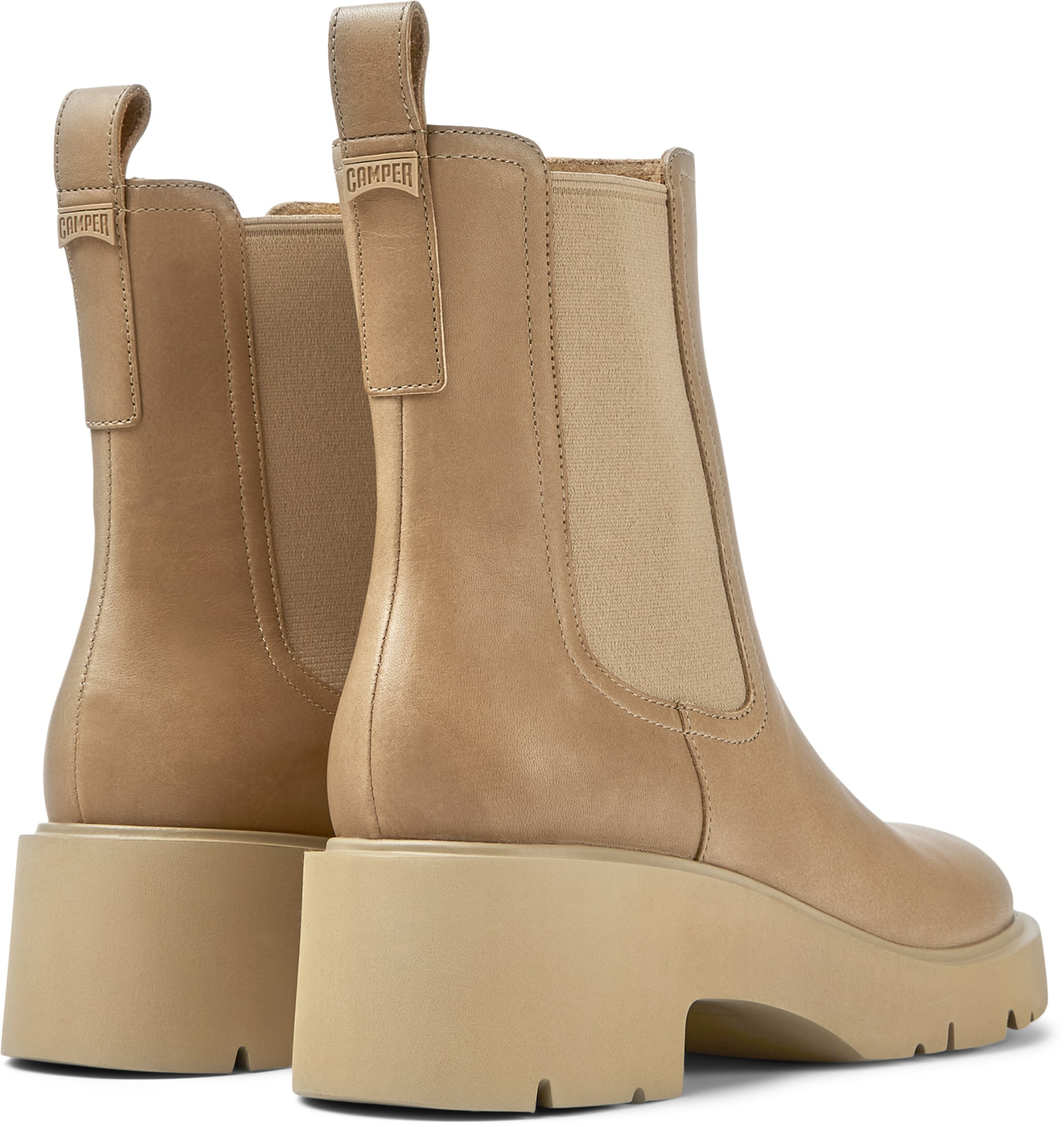 Boots chelsea 'Milah' di CAMPER in beige