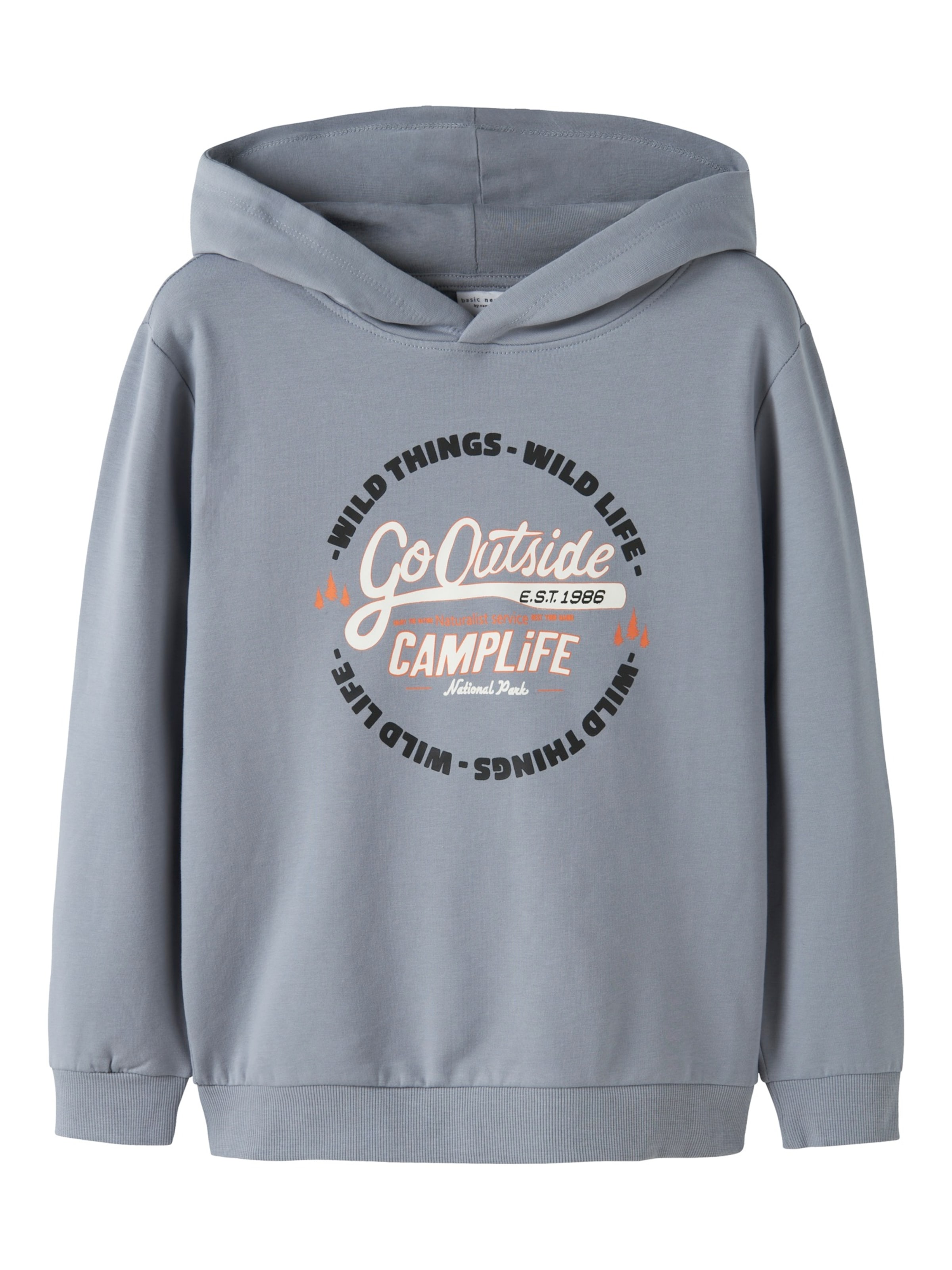 NAME IT - Sudadera &#x27;NKMVUGO&#x27; en azul: frente