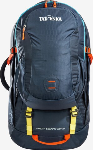 TATONKA Backpack 'Great Escape' in Blue: front