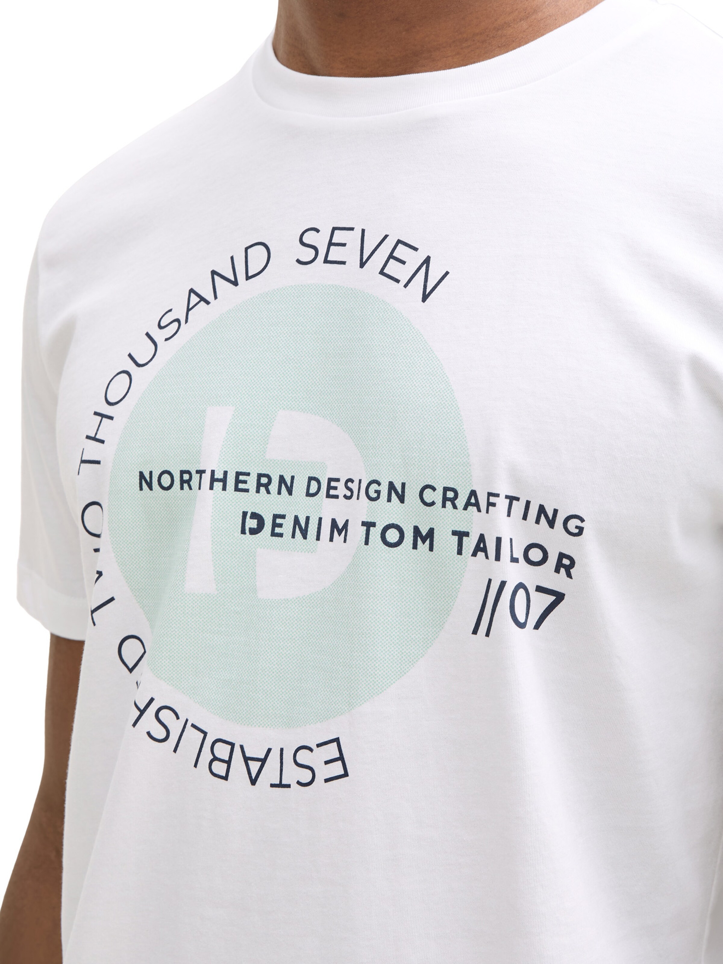 TOM TAILOR DENIM Tričko - Modrá