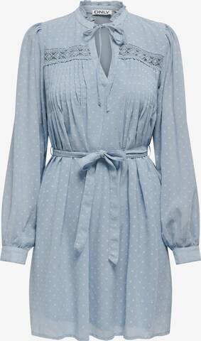 Robe 'MADONNA' ONLY en bleu : devant