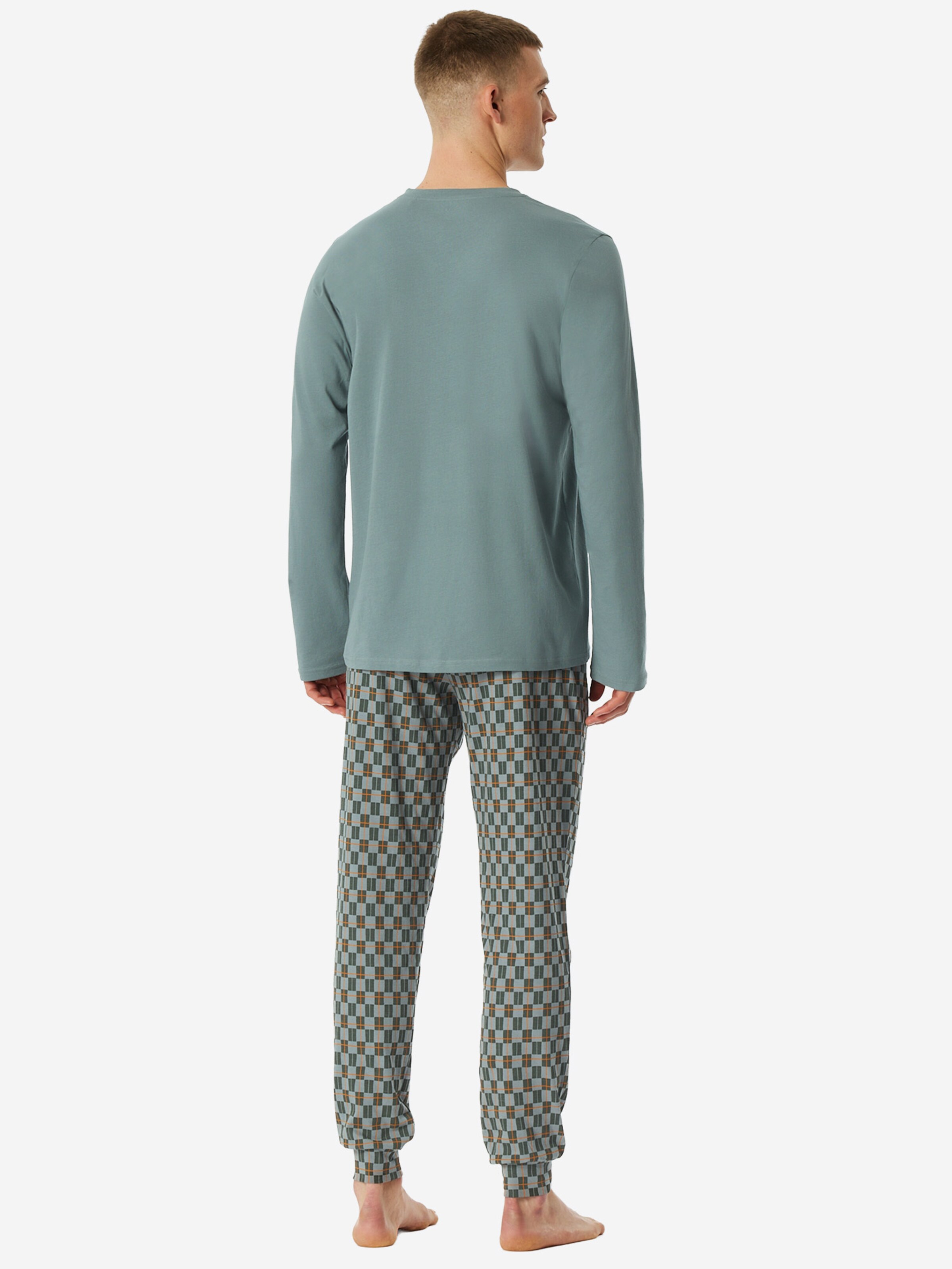 Pyjama long ' Casual Essentials ' SCHIESSER en bleu