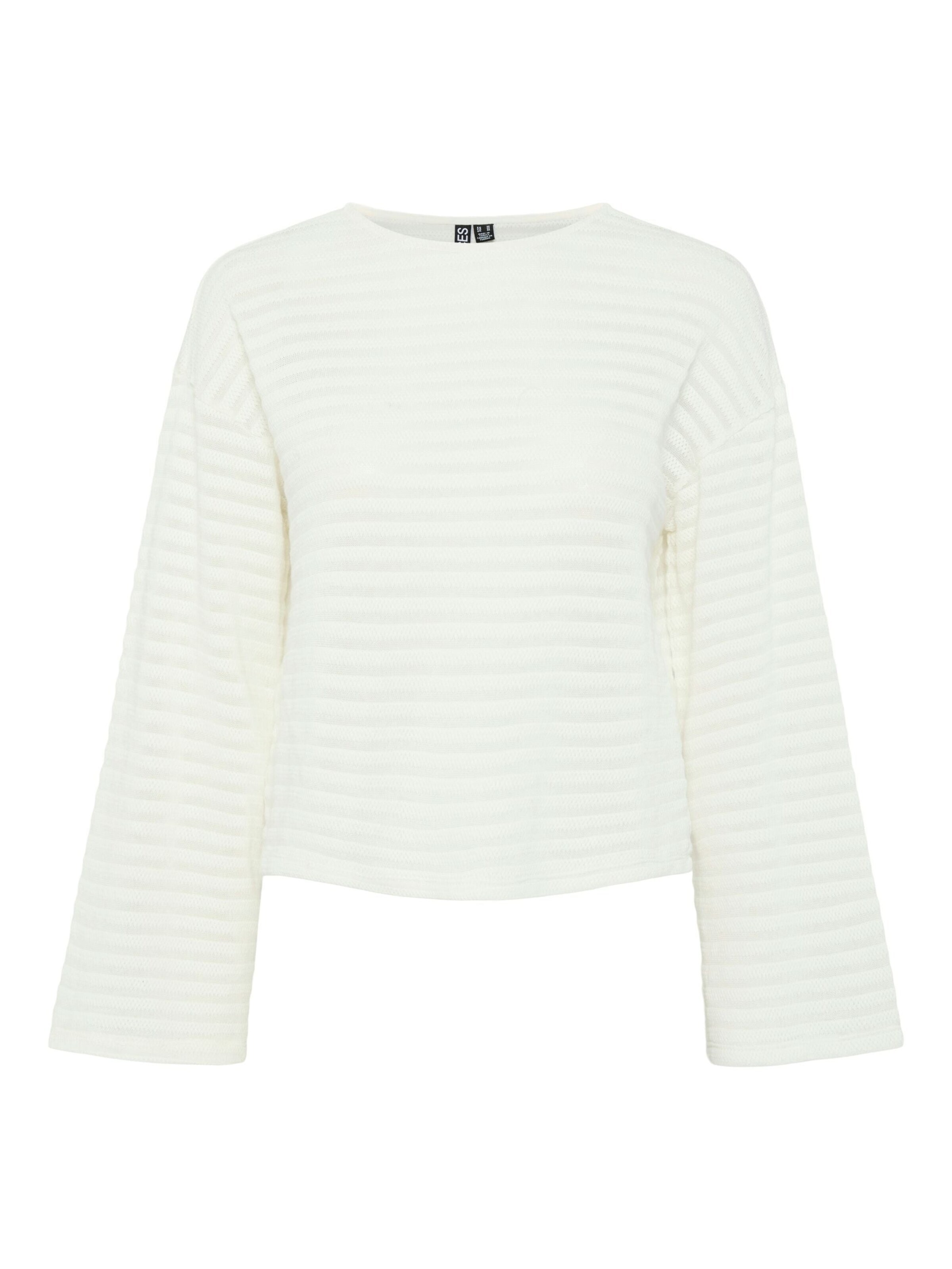 PIECES Pullover i hvid: forside
