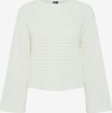 Pullover di PIECES in bianco: frontale