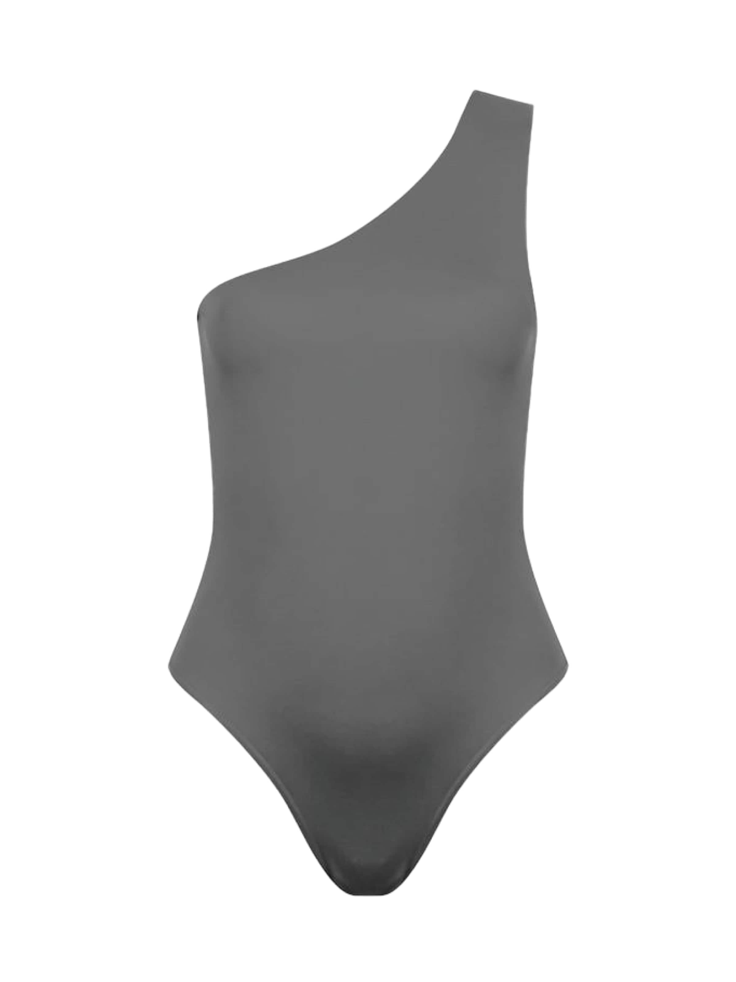 Bustier Maillot de bain Rivus en gris : devant