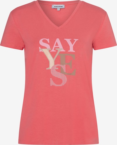 MORE & MORE Shirt in XS in Dark beige / Light purple / Light red, Item view