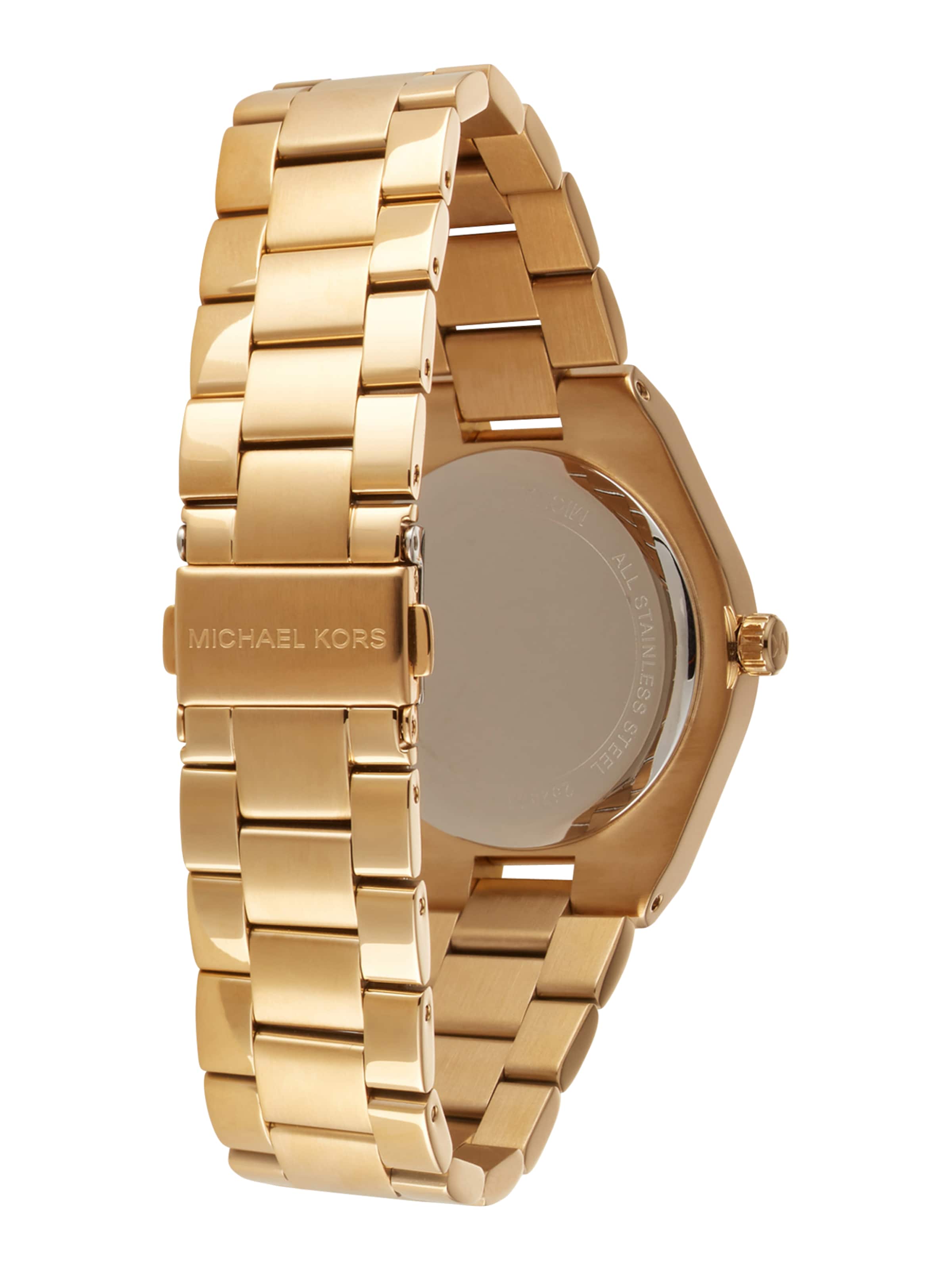 MICHAEL Michael Kors Analogna ura 'LENNOX' | zlata barva