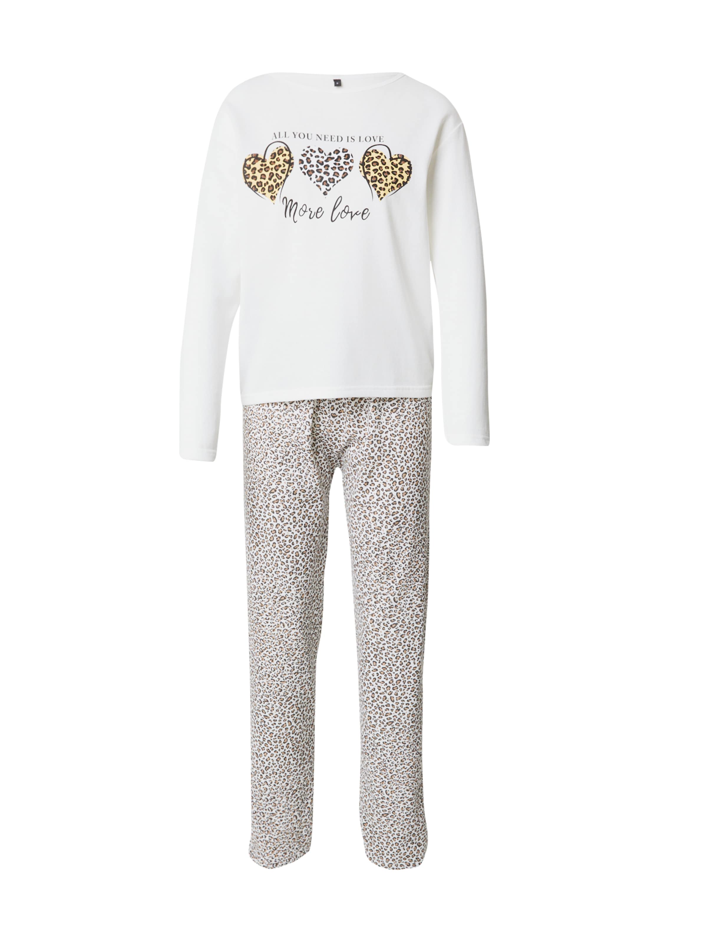 Pyjama Trendyol en blanc : devant
