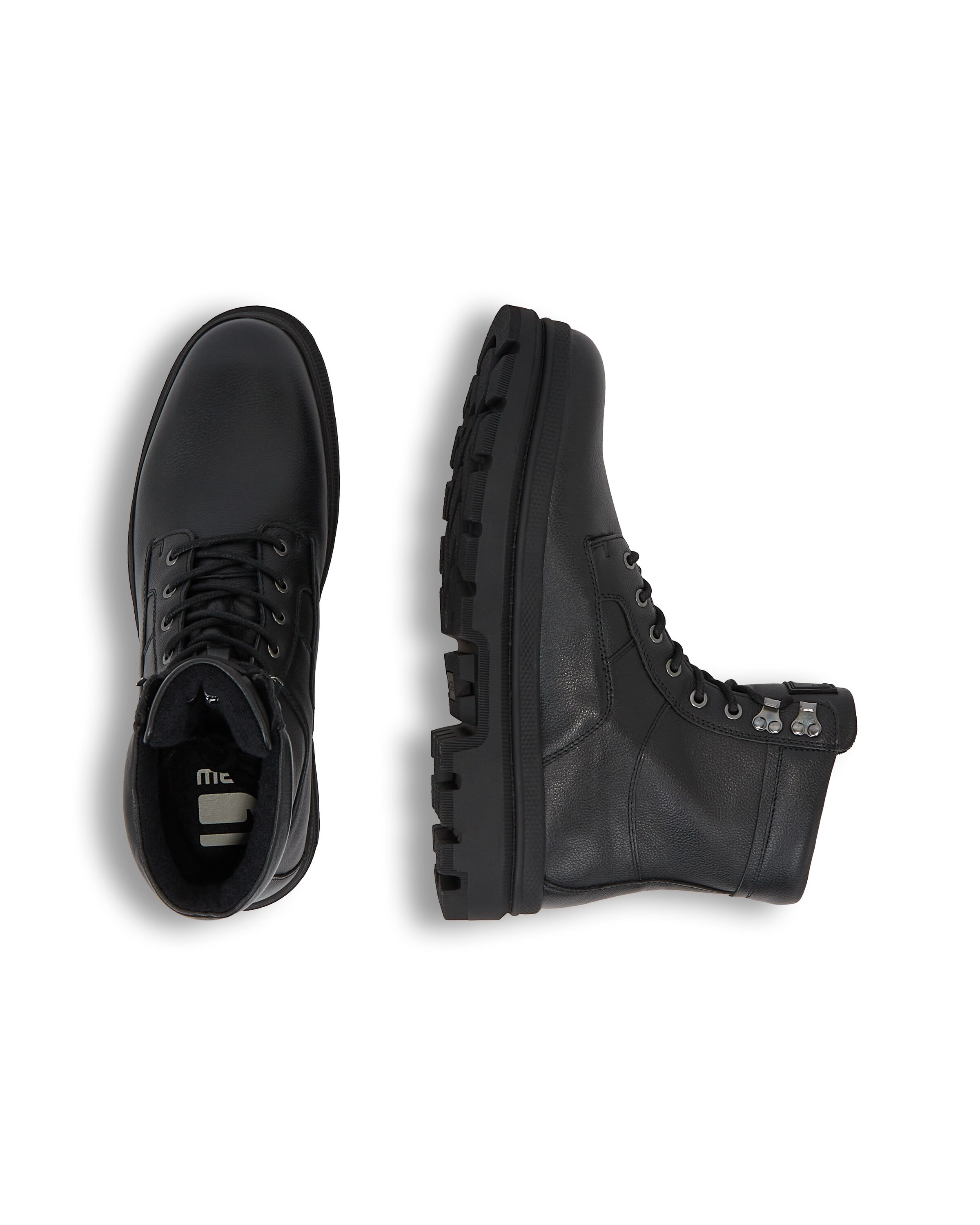 G-STAR Boot - 'Arron High Leather Boots' in Schwarz