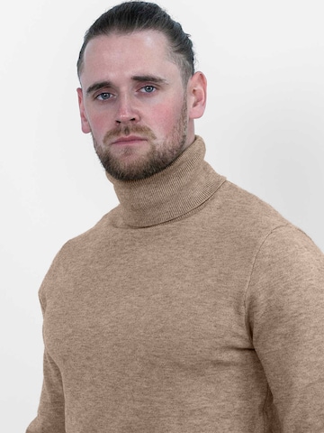 Vercate Pullover 'No. 17' in Braun