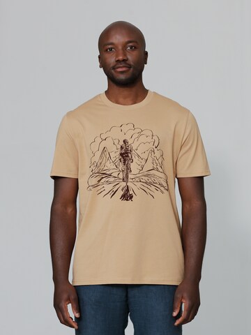 Watapparel T-Shirt in Beige: Vorderseite
