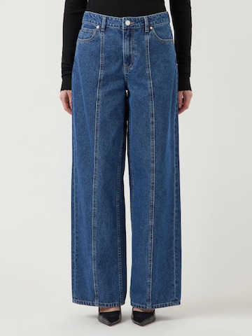 Wide leg Jeans di YAS in blu: frontale
