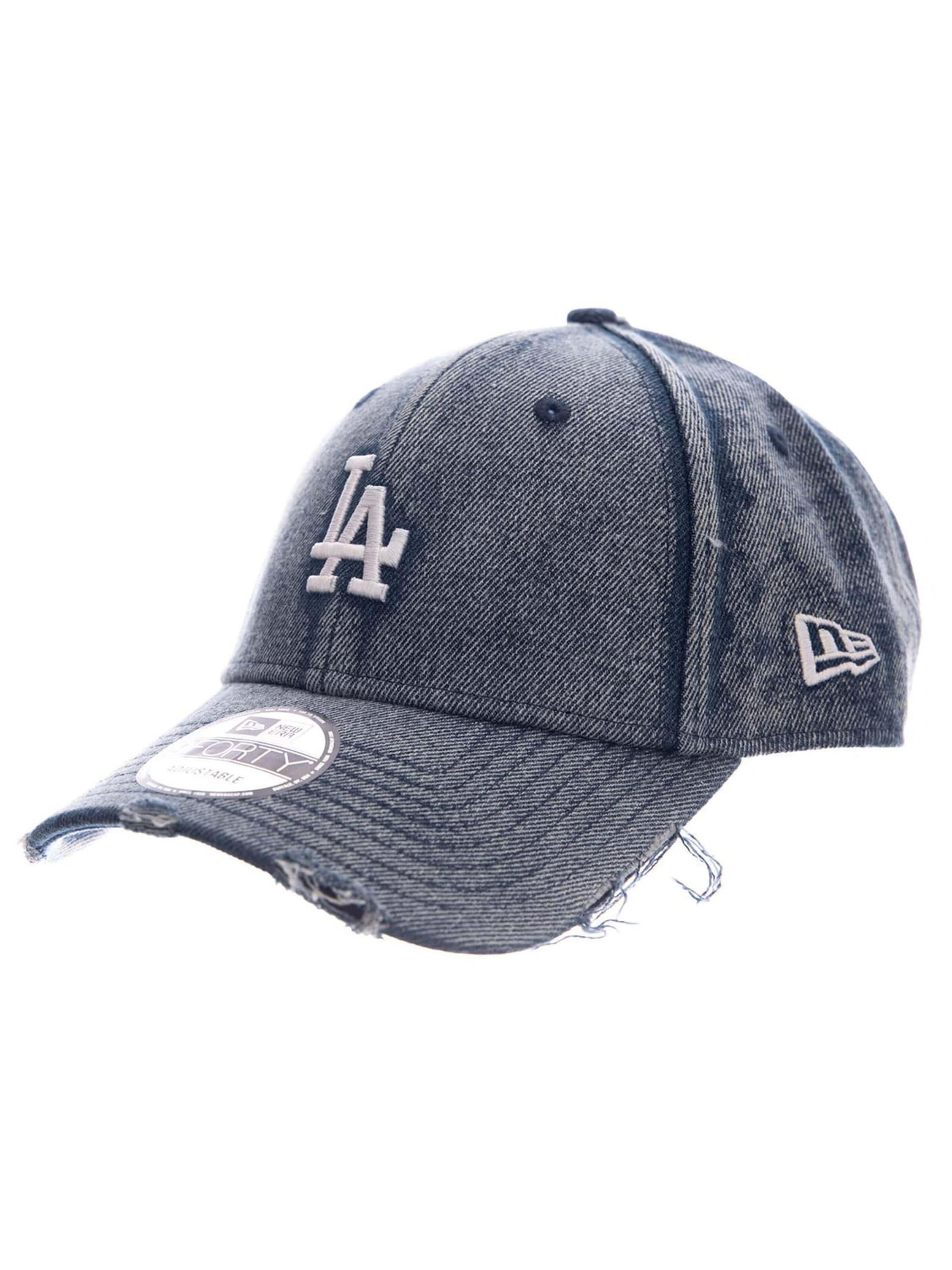 Chapeaux '9FORTY® LOS ANGELES DODGERS PAB ACID WASH DENIM' NEW ERA en bleu : devant
