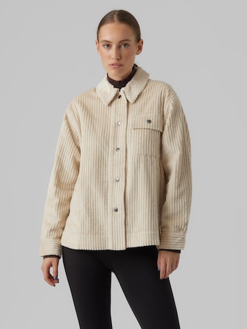 VERO MODA Övergångsjacka 'HIRO' i beige: framsida