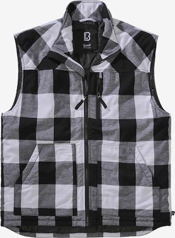 Gilet di Brandit in bianco: frontale