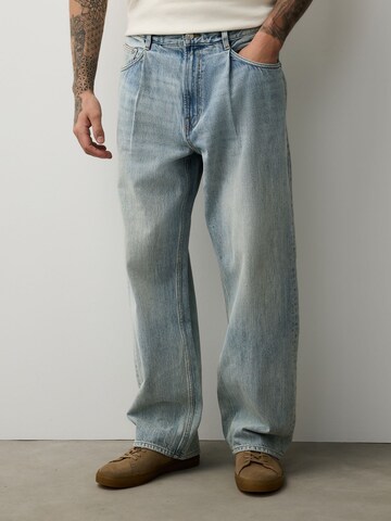 Next Baggy Jeans in Blau: Vorderseite