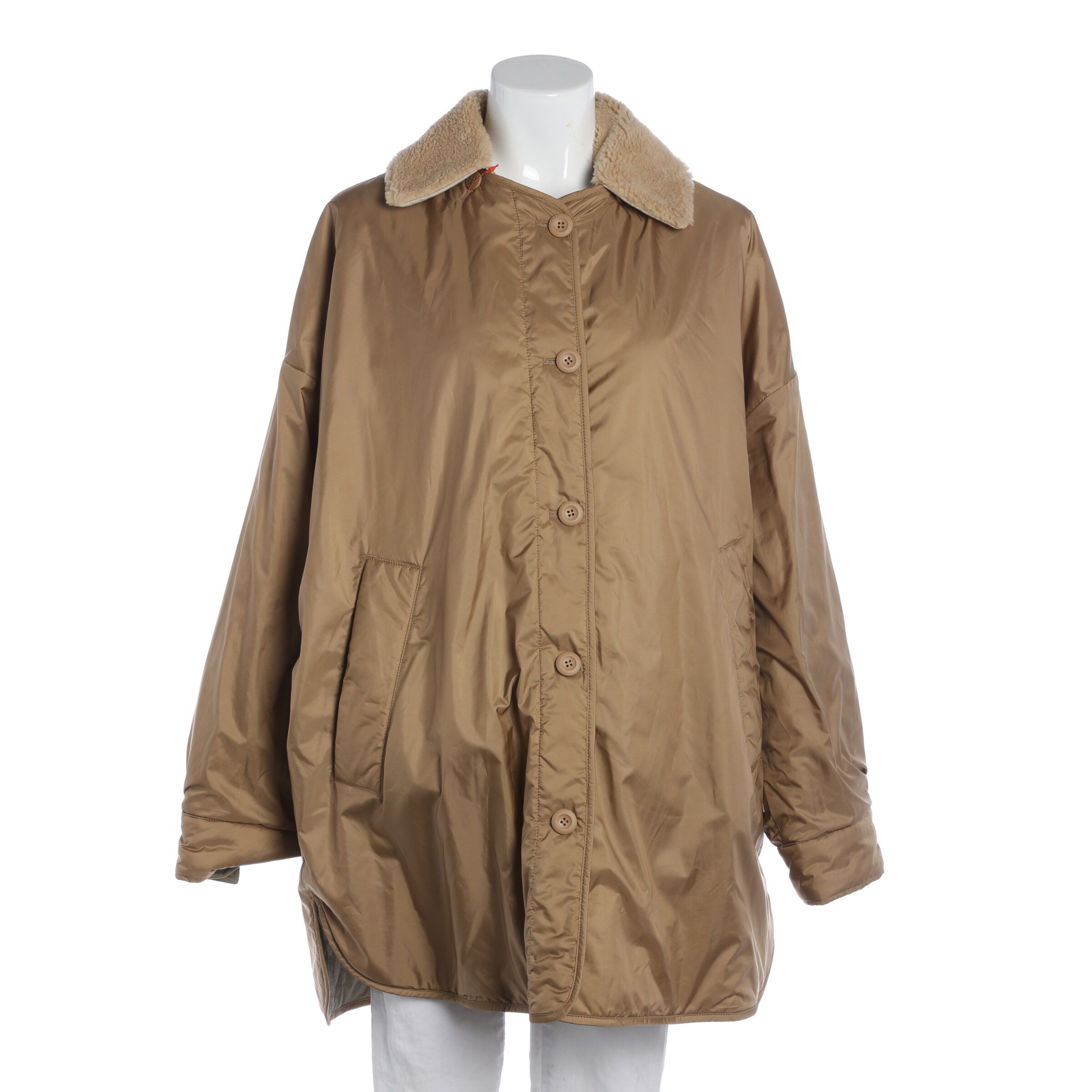 Max Mara Übergangsjacke in XXL in hellbraun, Produktansicht