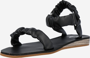 ABOUT YOU Sandals 'Yaren' in Black: front