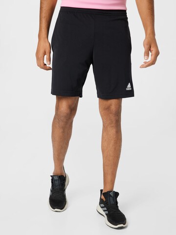 ADIDAS SPORTSWEAR Loosefit Sportbroek 'Entrada 22' in Zwart: voorkant