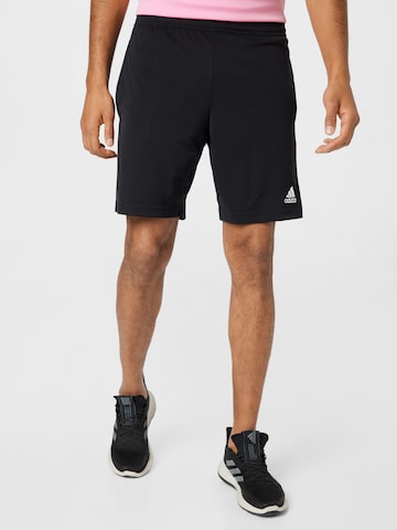 ADIDAS SPORTSWEAR Ohlapna forma Športne hlače 'Entrada 22 ' | črna barva: sprednja stran