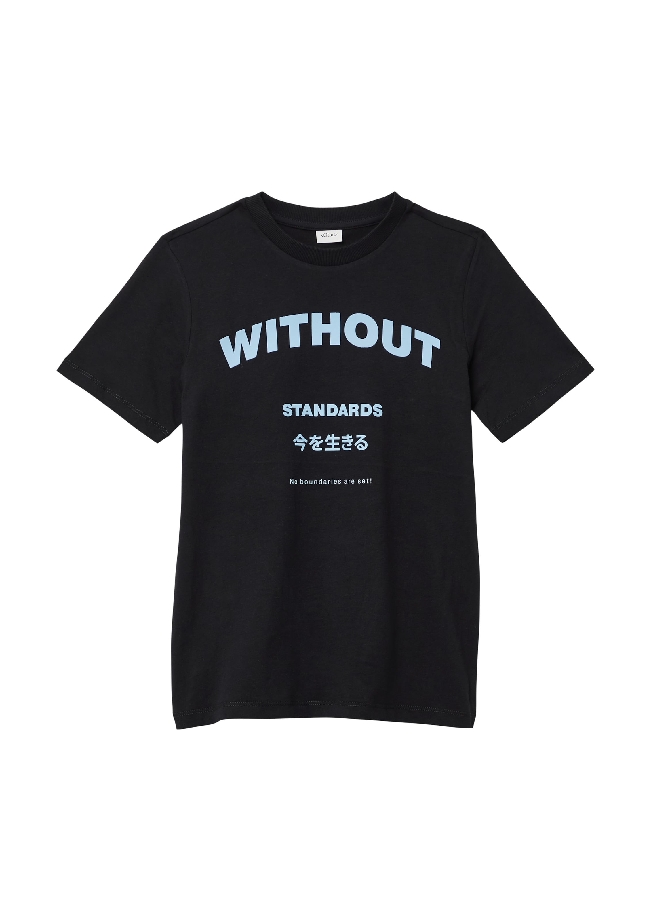 s.Oliver Shirt in Zwart: voorkant