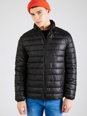 Veste mi-saison Calvin Klein en noir : devant