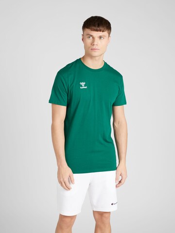 Hummel Функциональная футболка 'GO 2.0' в Зеленый: спереди