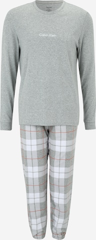 Pyjama long Calvin Klein Underwear en gris : devant