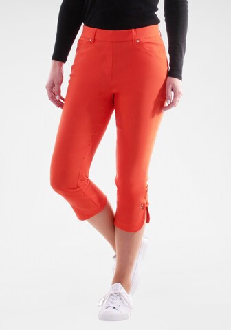Navigazione Slim fit Pants in Orange: front