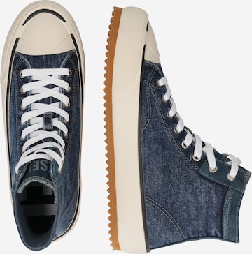 DIESEL - Sapatilhas altas 'Principia' em azul