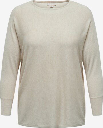 ONLY Carmakoma Sweater 'Alona' in Beige: front