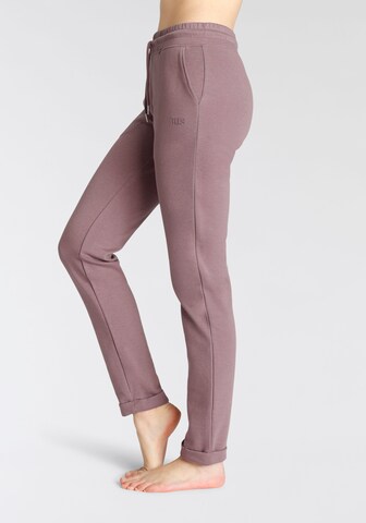 H.I.S Regular Pajama Pants in Purple