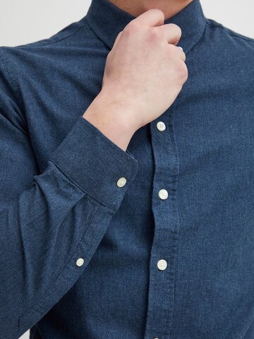 Casual Friday Slim fit Button Up Shirt ' ANTON ' in Blue
