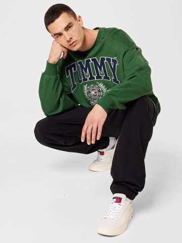 Tommy Jeans Collegepaita värissä vihreä
