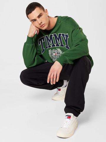Tommy Jeans - Sudadera en verde