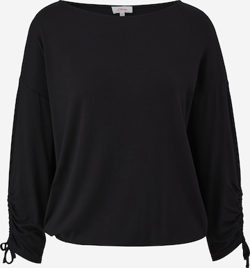 s.Oliver Shirt in Black: front