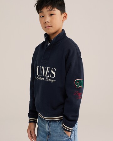 Sweat WE Fashion en bleu : devant