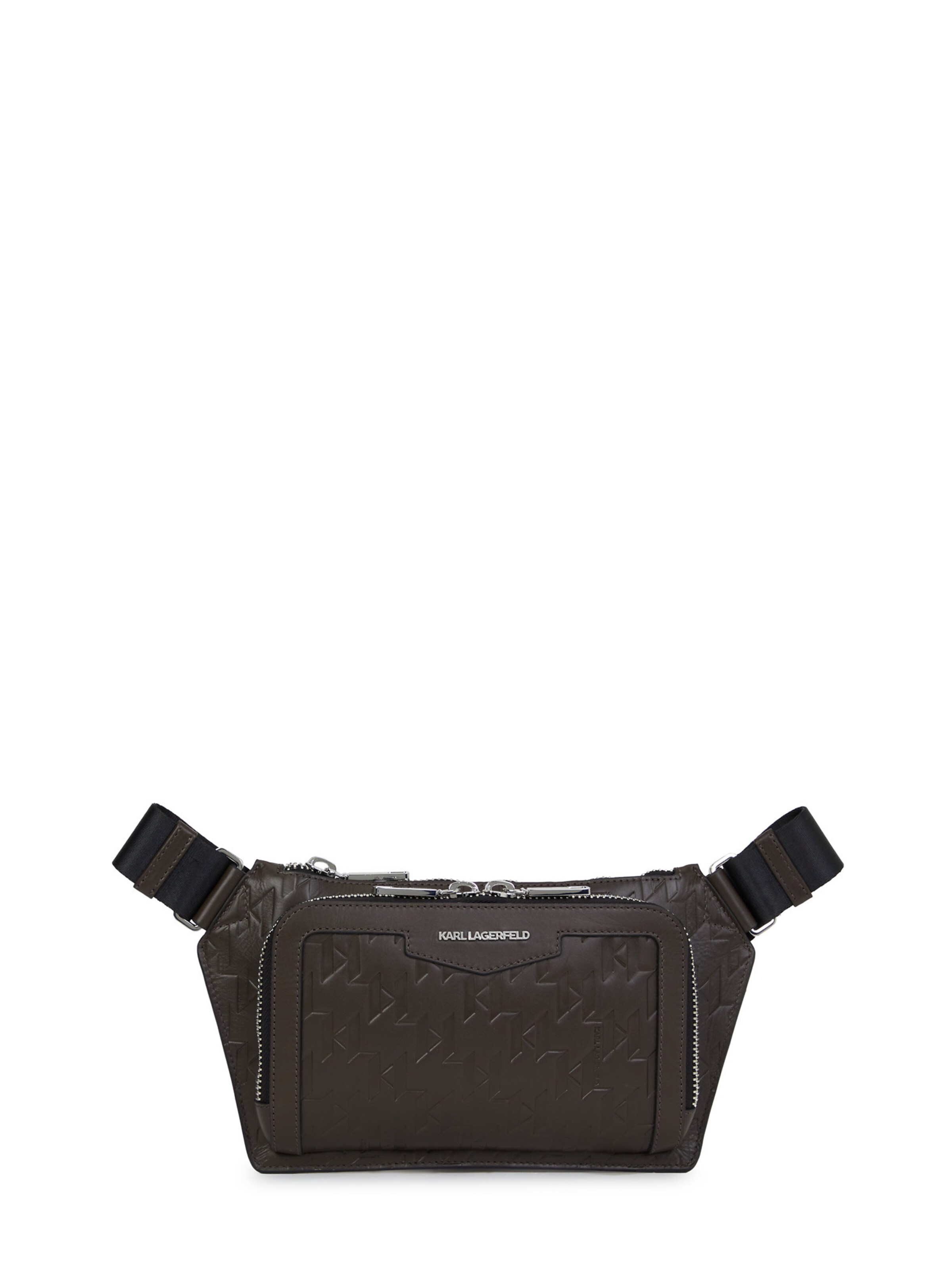 Karl Lagerfeld Gürteltasche in Braun: Vorderseite