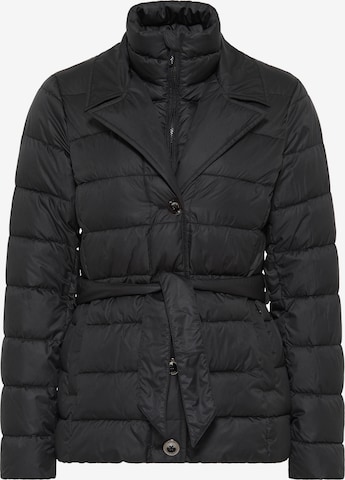 usha BLACK LABEL Winter Jacket in Black: front