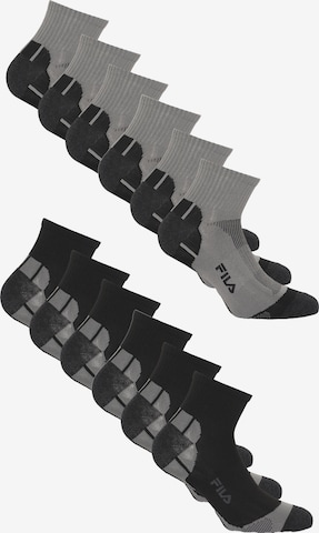 FILA Athletic Socks in Grey: front