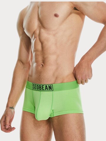 SEOBEAN Boxer shorts 'Solid' in Green: front