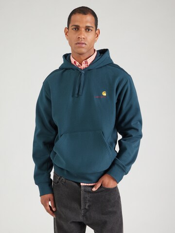Carhartt WIP Mikina - Zelená: predná strana