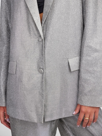 PIECES Blazer 'GLITTY' in Grey