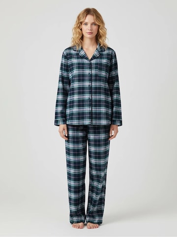 La V Pajama in Green