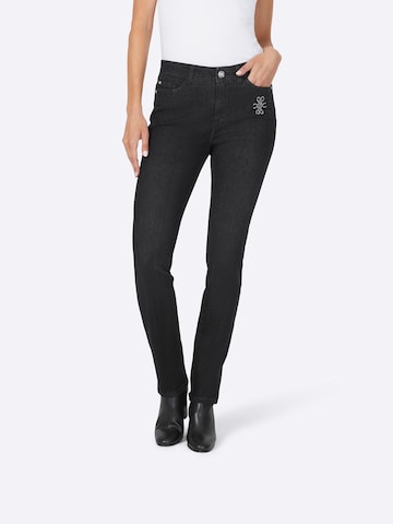 heine Skinny Jeans in Black: front