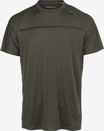 ENDURANCE Performance Shirt 'Serzo' in Green: front